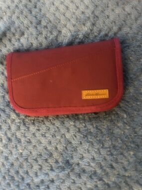 Burgundy Travel Wallet for Women or Men
